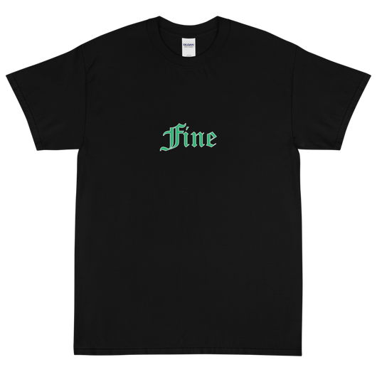 Black Fine Tee